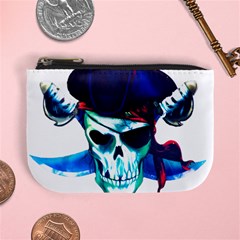 Skull Pirates Symbol Skeleton Mini Coin Purse by Sudhe