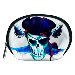 Skull Pirates Symbol Skeleton Accessory Pouch (medium) by Sudhe