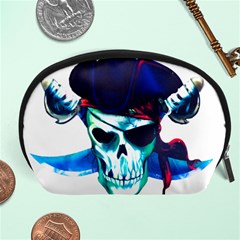 Skull Pirates Symbol Skeleton Accessory Pouch (large) by Sudhe