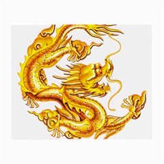 Chinese Dragon Golden Small Glasses Cloth by Sudhe