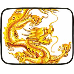 Chinese Dragon Golden Fleece Blanket (mini) by Sudhe