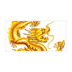 Chinese Dragon Golden Yoga Headband by Sudhe