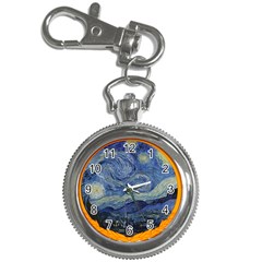 The Starry Night Starry Night Over The Rhne Pain Key Chain Watches by Sudhe