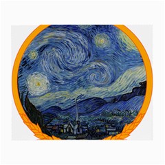 The Starry Night Starry Night Over The Rhne Pain Small Glasses Cloth by Sudhe