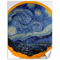 The Starry Night Starry Night Over The Rhne Pain Canvas 18  X 24  by Sudhe