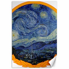 The Starry Night Starry Night Over The Rhne Pain Canvas 20  X 30  by Sudhe