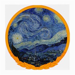 The Starry Night Starry Night Over The Rhne Pain Medium Glasses Cloth by Sudhe