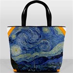 The Starry Night Starry Night Over The Rhne Pain Bucket Bag Front