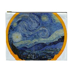 The Starry Night Starry Night Over The Rhne Pain Cosmetic Bag (xl) by Sudhe