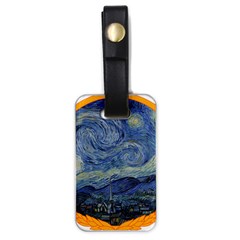 The Starry Night Starry Night Over The Rhne Pain Luggage Tags (one Side)  by Sudhe