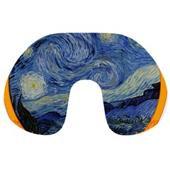 The Starry Night Starry Night Over The Rhne Pain Travel Neck Pillows by Sudhe