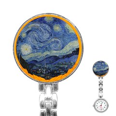 The Starry Night Starry Night Over The Rhne Pain Stainless Steel Nurses Watch by Sudhe