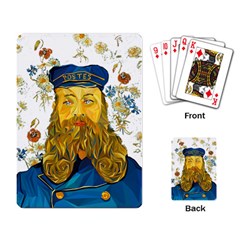 Vincent Van Gogh Cartoon Beard Illustration Bearde Playing Cards Single Design by Sudhe