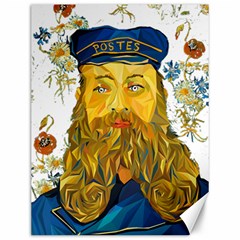 Vincent Van Gogh Cartoon Beard Illustration Bearde Canvas 12  X 16  by Sudhe