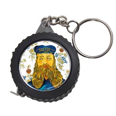 Vincent Van Gogh Cartoon Beard Illustration Bearde Measuring Tape by Sudhe