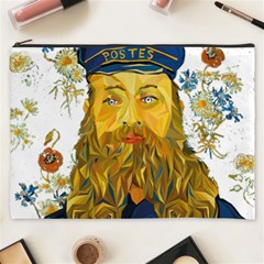 Vincent Van Gogh Cartoon Beard Illustration Bearde Cosmetic Bag (xxxl) by Sudhe