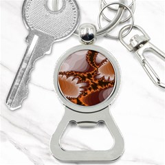 Fractal Pattern Shades Of Brown Bottle Opener Key Chains by Pakrebo