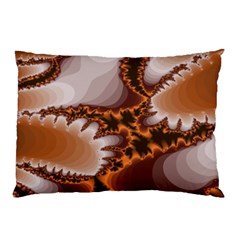 Fractal Pattern Shades Of Brown Pillow Case (two Sides) by Pakrebo