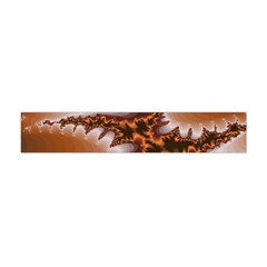 Fractal Pattern Shades Of Brown Flano Scarf (mini) by Pakrebo