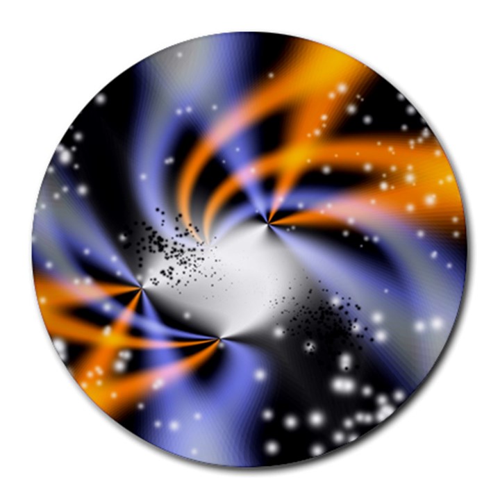 Supernova Space Star Round Mousepads