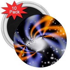 Supernova Space Star 3  Magnets (10 Pack)  by Pakrebo