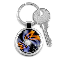 Supernova Space Star Key Chains (round)  by Pakrebo