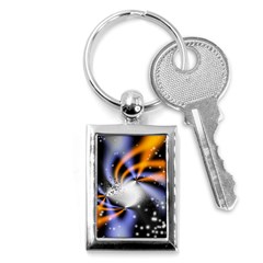 Supernova Space Star Key Chains (rectangle)  by Pakrebo