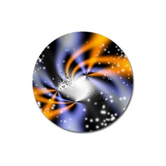 Supernova Space Star Magnet 3  (round) by Pakrebo