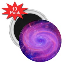 Spiral Strudel Galaxy Eddy Fractal 2 25  Magnets (10 Pack)  by Pakrebo