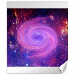 Spiral Strudel Galaxy Eddy Fractal Canvas 8  X 10  by Pakrebo