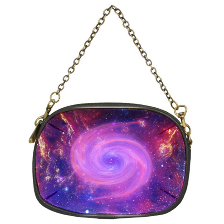 Spiral Strudel Galaxy Eddy Fractal Chain Purse (One Side)