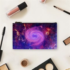 Spiral Strudel Galaxy Eddy Fractal Cosmetic Bag (small) by Pakrebo