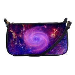 Spiral Strudel Galaxy Eddy Fractal Shoulder Clutch Bag by Pakrebo