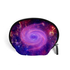 Spiral Strudel Galaxy Eddy Fractal Accessory Pouch (small) by Pakrebo