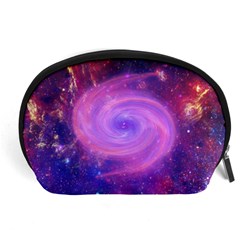 Spiral Strudel Galaxy Eddy Fractal Accessory Pouch (large) by Pakrebo