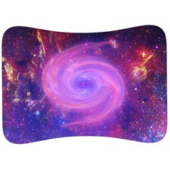 Spiral Strudel Galaxy Eddy Fractal Velour Seat Head Rest Cushion by Pakrebo