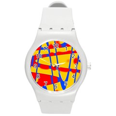 Graphic Design Graphic Design Round Plastic Sport Watch (m) by Pakrebo