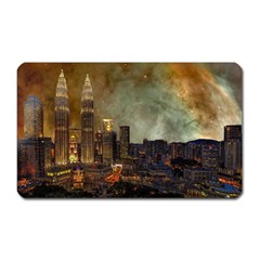 Big City Anorama Magnet (rectangular) by Pakrebo