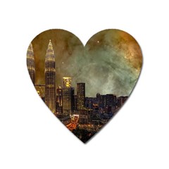 Big City Anorama Heart Magnet