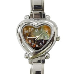 Big City Anorama Heart Italian Charm Watch by Pakrebo