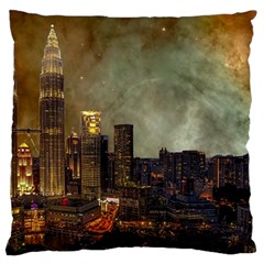 Big City Anorama Large Cushion Case (two Sides) by Pakrebo