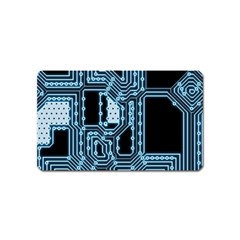 Circuit Pcb Tile Tiling Computer Magnet (name Card) by Pakrebo