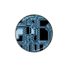 Circuit Pcb Tile Tiling Computer Hat Clip Ball Marker by Pakrebo