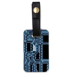 Circuit Pcb Tile Tiling Computer Luggage Tags (one Side)  by Pakrebo