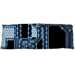 Circuit Pcb Tile Tiling Computer Body Pillow Case (dakimakura) by Pakrebo