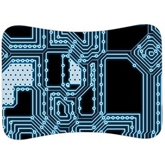 Circuit Pcb Tile Tiling Computer Velour Seat Head Rest Cushion by Pakrebo