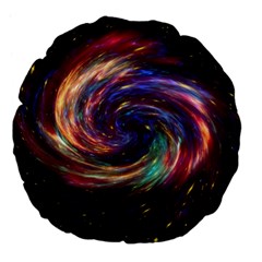 Cassiopeia Supernova Cassiopeia Large 18  Premium Flano Round Cushions by Pakrebo