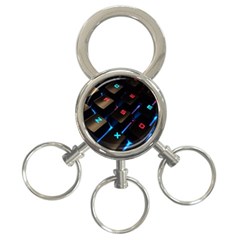 Keyboard Gamer Computer Technology 3-ring Key Chains by Pakrebo