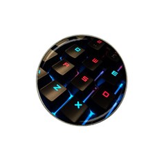 Keyboard Gamer Computer Technology Hat Clip Ball Marker by Pakrebo