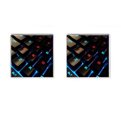 Keyboard Gamer Computer Technology Cufflinks (square) by Pakrebo